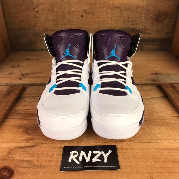 NEW Nike Jordan Flight Club 91 White/Blue Lagoon - Picture 2 of 6